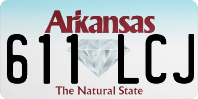 AR license plate 611LCJ