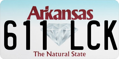 AR license plate 611LCK