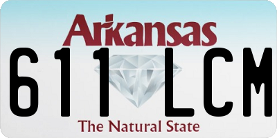 AR license plate 611LCM