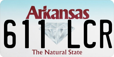 AR license plate 611LCR