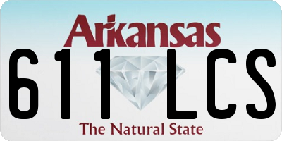 AR license plate 611LCS
