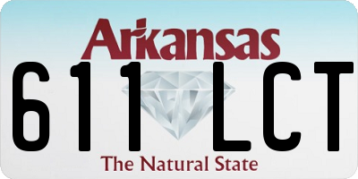AR license plate 611LCT