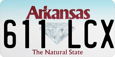 AR license plate 611LCX