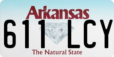 AR license plate 611LCY