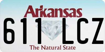 AR license plate 611LCZ