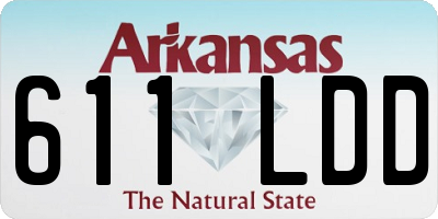 AR license plate 611LDD