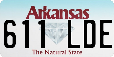 AR license plate 611LDE