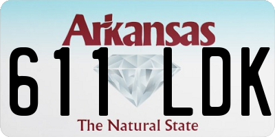 AR license plate 611LDK