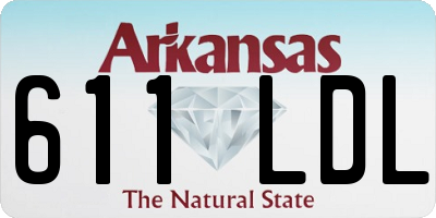 AR license plate 611LDL