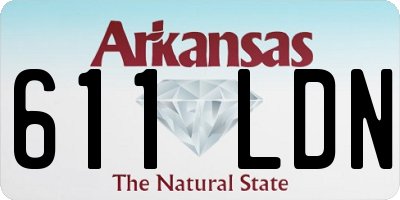 AR license plate 611LDN
