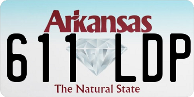AR license plate 611LDP