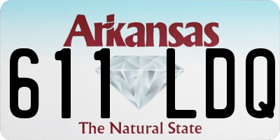 AR license plate 611LDQ