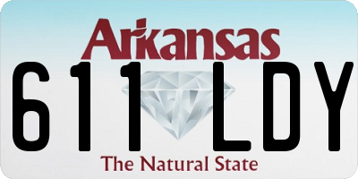 AR license plate 611LDY