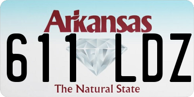 AR license plate 611LDZ