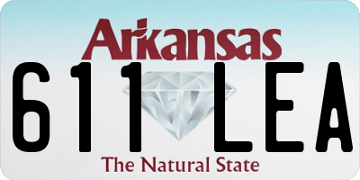 AR license plate 611LEA