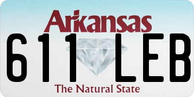 AR license plate 611LEB