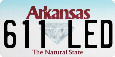 AR license plate 611LED