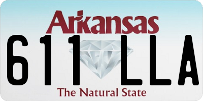 AR license plate 611LLA