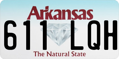 AR license plate 611LQH
