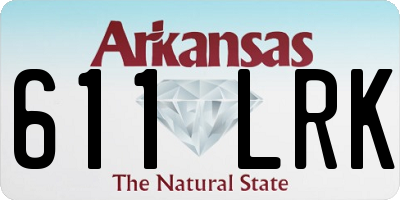 AR license plate 611LRK