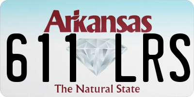 AR license plate 611LRS