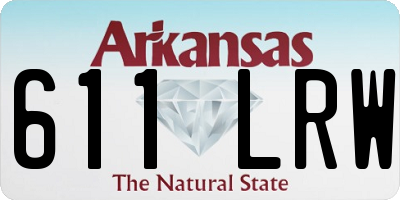 AR license plate 611LRW