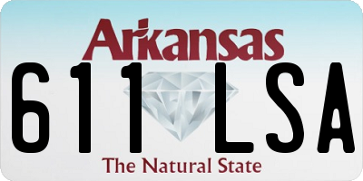 AR license plate 611LSA