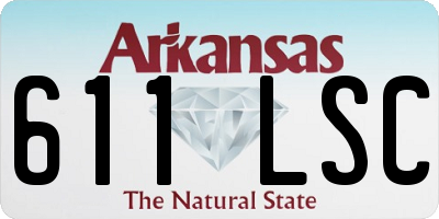 AR license plate 611LSC