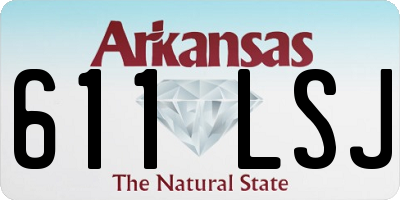 AR license plate 611LSJ