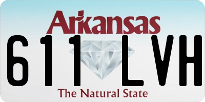 AR license plate 611LVH