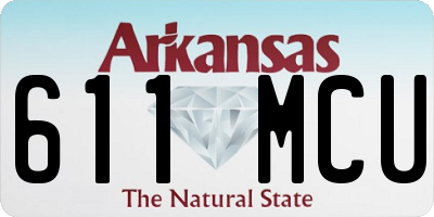 AR license plate 611MCU