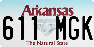 AR license plate 611MGK