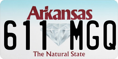 AR license plate 611MGQ