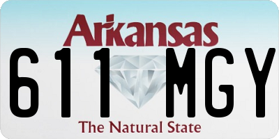 AR license plate 611MGY