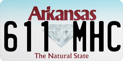 AR license plate 611MHC
