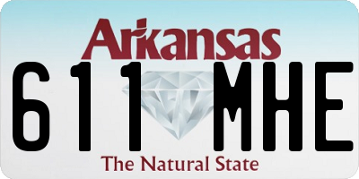 AR license plate 611MHE