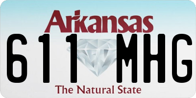AR license plate 611MHG