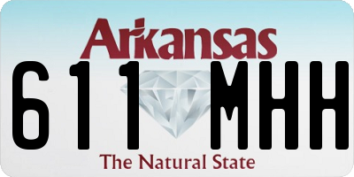 AR license plate 611MHH