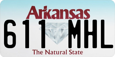 AR license plate 611MHL