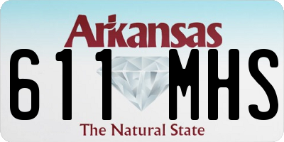 AR license plate 611MHS