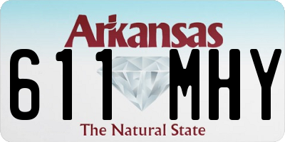 AR license plate 611MHY