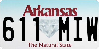 AR license plate 611MIW