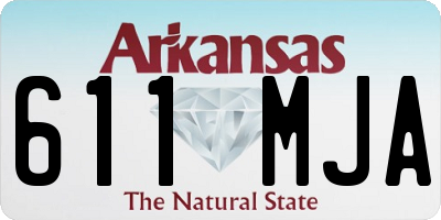 AR license plate 611MJA