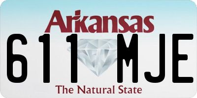 AR license plate 611MJE