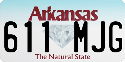 AR license plate 611MJG