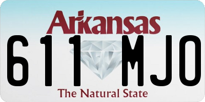 AR license plate 611MJO