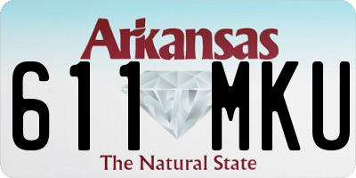 AR license plate 611MKU