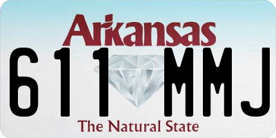 AR license plate 611MMJ