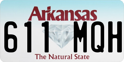 AR license plate 611MQH