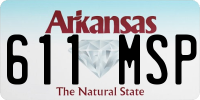 AR license plate 611MSP